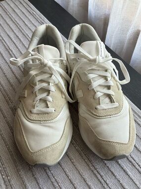 New Balance 997H Neutral Beige & Off-White Suede Sneakers